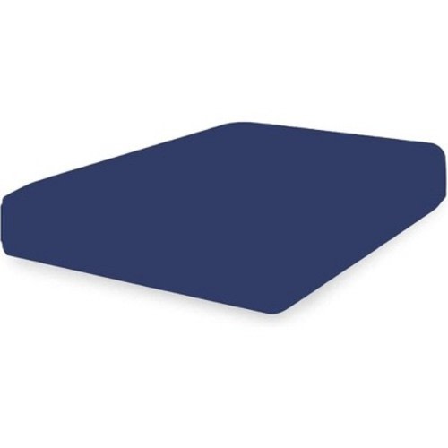 Superity Linen 100% Cotton Fitted Sheet, Color: Navy, Size: crib