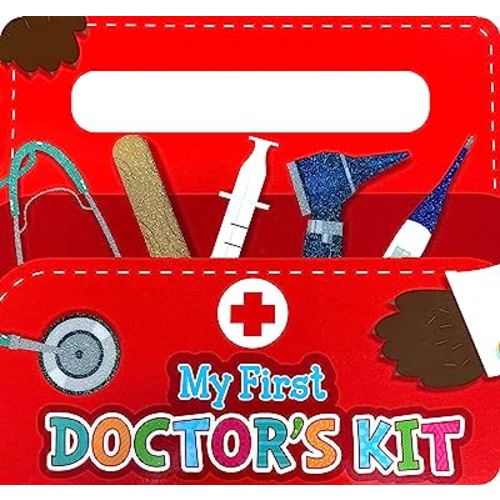 My First Doctor's Kit - Children's Sensory Touch and Feel Board Book with Handle