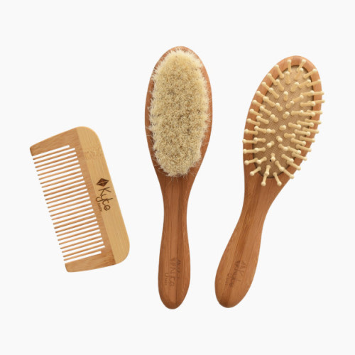 Kyte Baby 3-Piece Brush Set - Natural