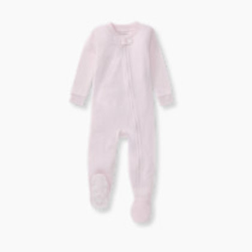 Burt's Bees Baby Honeysoft™ Buttery Soft Lyocell and Organic Cotton Blend Sleeper Footed Zip Up - Sweet Lavender, 0-3 M