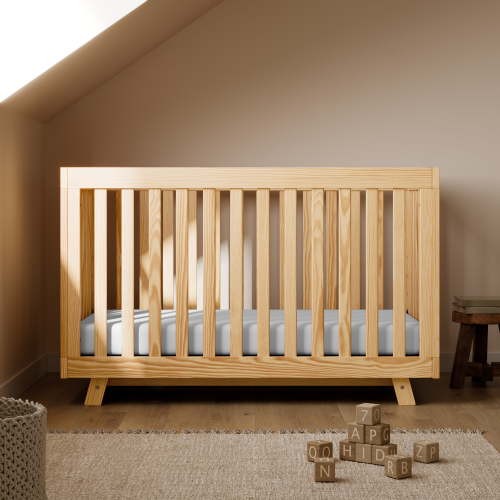 Storkcraft Beckett 3-in-1 Convertible Baby Crib, Natural