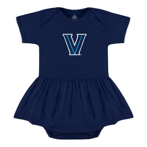 Villanova Wildcats Picot Bodysuit Dress | College Baby