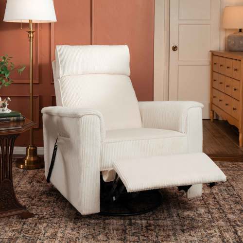 Namesake Willa Deluxe Power Recliner and Swivel Glider with Heat and Massage