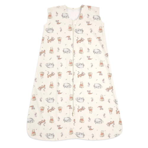 Halo x Disney Baby Sleepsack Wearable Blanket, 100% Cotton, Winnie Frolic, Unisex, Medium, 6-12 Months