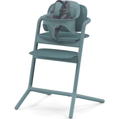 CYBEX Lemo 2 Highchair, Baby Seat & Snack Tray 3-in-1 Set, Stone Blue