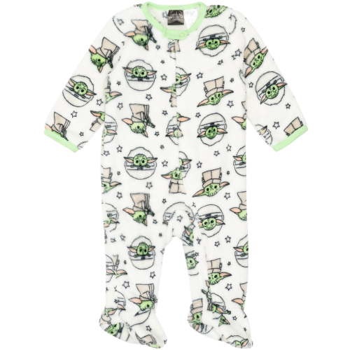 Star Wars The Mandalorian The Child Newborn Baby Boys Zip Up Sleep N' Play Newborn to Infant