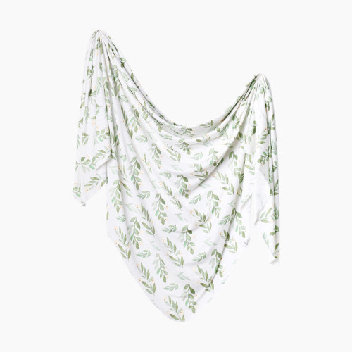 Copper Pearl Printed Swaddle Blanket - Fern