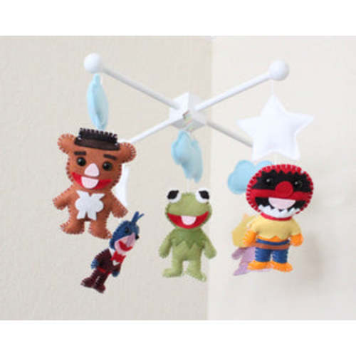 The Muppets Mobile, Baby Crib Mobile, Nursery Room Decor – Dropsofcolorshop