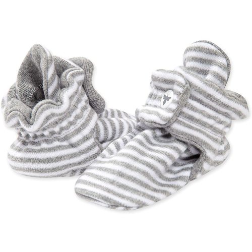 Burt's Bees Baby Booties, Organic Cotton Adjustable Infant Sock
