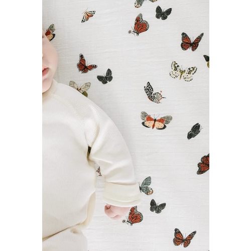 Clementine Kids Crib Sheets (Butterfly)