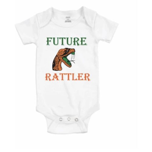 Future FAMU Rattlers Bodysuit (S, White)