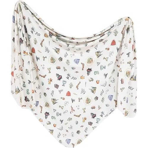 Copper Pearl Baby Swaddle Blanket - Premium Knit Baby Blanket, Large Soft Stretchy Receiving Blankets for Baby Boy and Girl, Swaddles for Newborn, Infant, and Toddler (Wizarding World™)