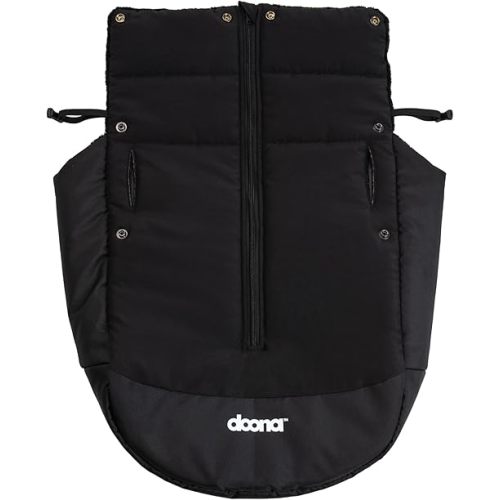 DOONA Winter Cover - Black, Water Repellent, Stroller Cover, Stroller Weather Shield
