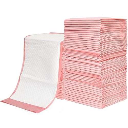 Rocinha Disposable Changing Pads for Baby 100 Pack Waterproof Diaper Changing Pad Cover Breathable Underpads Bed Table Protector Mat Baby Changing Pad Liner, 17 Inches x 13 Inches