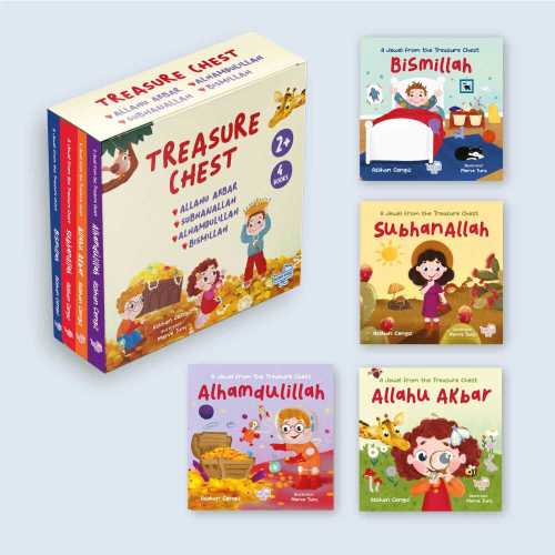 A Jewel from the Treasure Chest – 4 Books Set | Islamic Children's Mini Board Book