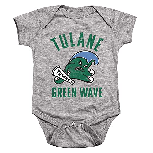 Tulane University Official Green Wave Logo Unisex Infant Snap Suit for Baby