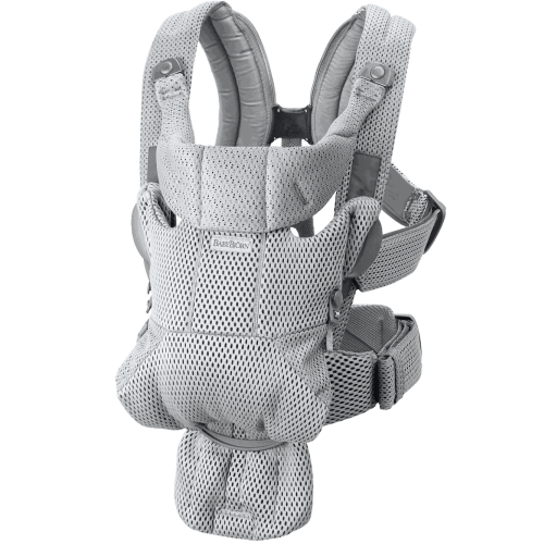 BabyBjorn Baby Carrier Free, 3D Mesh, 2-Position, Grey, One Size