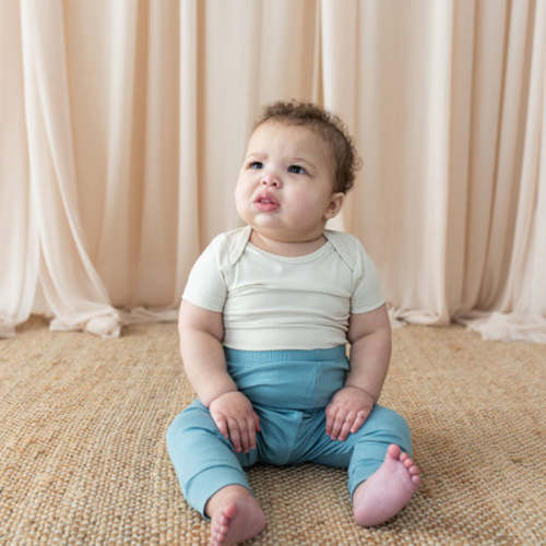 Pant in Dusty Blue