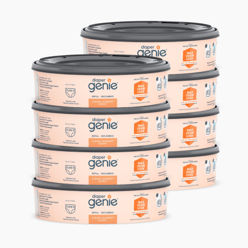Diaper Genie Round Refill Bags (8-Pack) - Clean Laundry