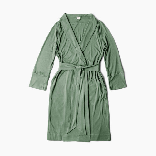 Goumi Kids Mountain Collection Organic Cotton Robe - Glacier, M/L