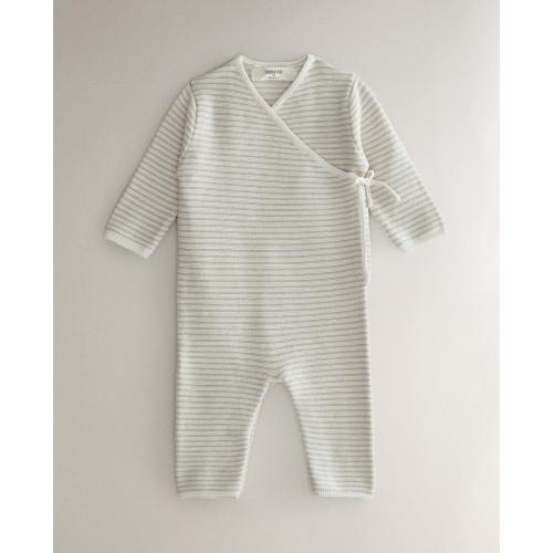 CHILDREN'S COTTON AND SILK ROMPER - Baby sets - KIDS AND BABY - BABY - Clothing And Footwear | Zara Home United States of America