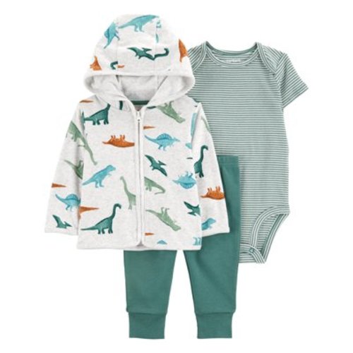 Carter's Child of Mine Baby Boy Cardigan Outfit Set, 3-Piece Sizes,Newborn-24 Months