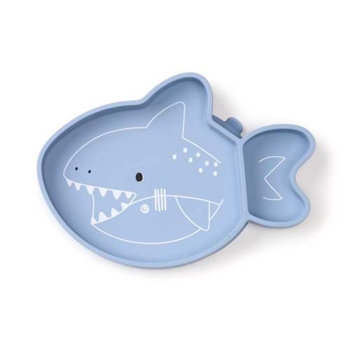 Silicon Snack Plate - Sharks