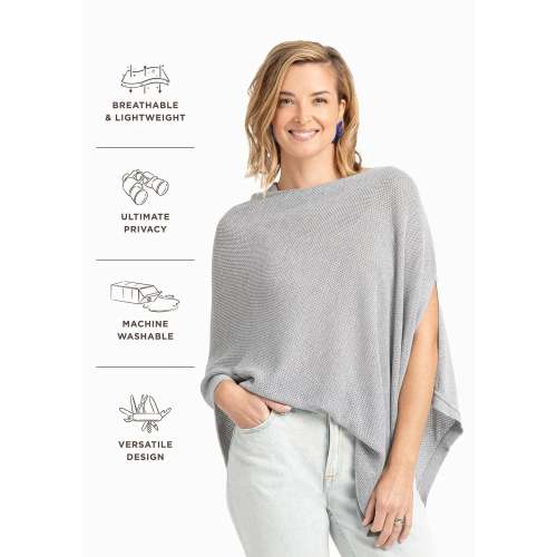 The Grey Cocoon™ Breathable Nursing Cover