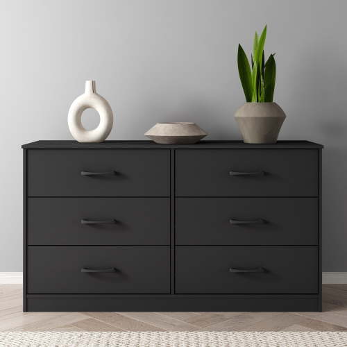 Mainstays Ardent 6 Drawer Dresser, Black