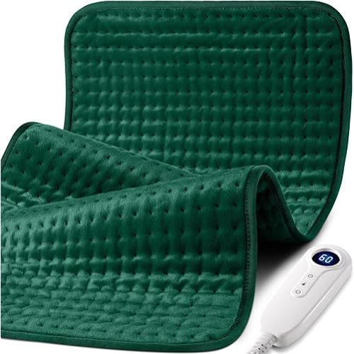 XXXL Heating Pad for Back Pain Relief, Period Cramps, 17”x33” Extra Large Heating Pads for Shoulder Neck Legs Knee Abdomen, Auto Off, Machine Washable, Gifts for Women Mom Men Dad Wife Husband Her Him