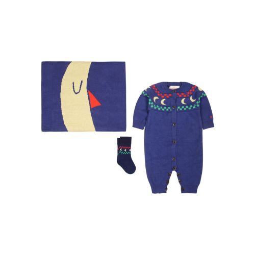 Bobo Choses | Beneath The Moon babygrow set - Blue | Realry