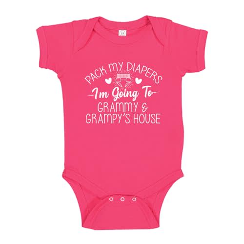 I'm Going to Grammy and Grampy's House Funny Grammy & Grampy Baby Bodysuit One Piece or Toddler T-Shirt Gift
