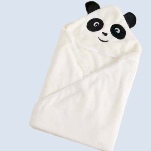 Bath Towel Polyester Bath Towel Children'S Bath Towel Cloak,White Giant Panda