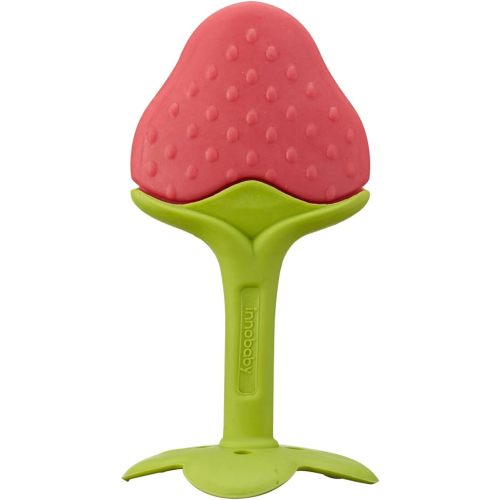 Award Winning Original Teethin’ Smart EZ Grip Fruit Teether by Innobaby - Sore Gum Relief for Front Teeth & Molars with BPA Free Teether Sensory Toy for Babies & Toddlers - Grape/Citrus/Berry