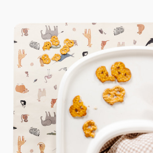 Gathre Easy Clean High Chair & Play Mat - Menagerie | Babylist Shop