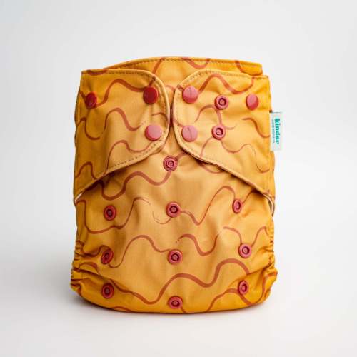 Abstract: Essentials Pocket Cloth Diaper with Athletic Wicking Jersey, Grows with your Baby