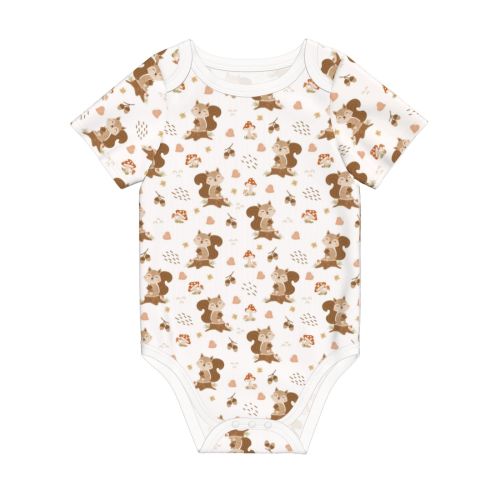 Rocae Fall Squirrel for Baby Climbing Clothes Soft Baby Romper for Active Infants Comfortable and Breathable Crawling Jumpsuit Unisex Baby Outfit 18 Months