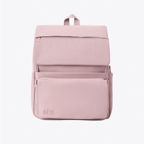 BÉIS 'The Ultimate Diaper Backpack' in Atlas Pink - Best Pink Backpack Diaper Bag