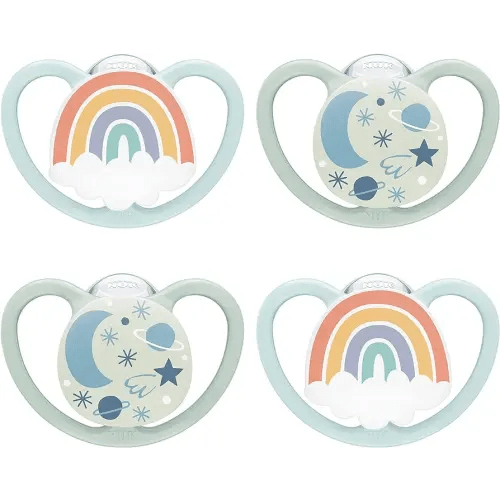 NUK Space™ Glow-in-The-Dark Orthodontic Pacifiers