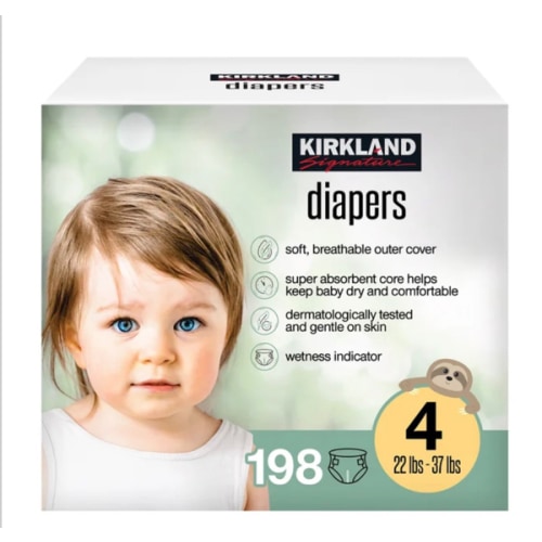 Kirkland Signature Diaper Sizes 4 | Costco