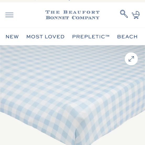 Cheeky Changing Pad Cover - Buckhead Blue Gingham