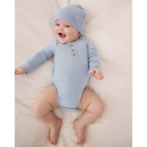 Light Fog Henley Bodysuit – Little Sleepies