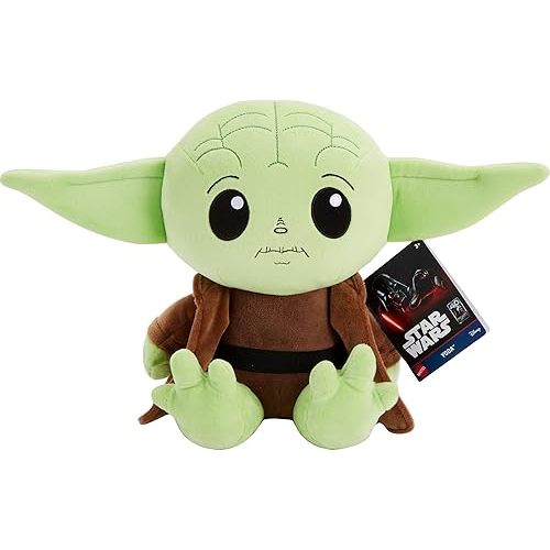 Mattel Star Wars Return of the Jedi Plush Toy, Snug Club Yoda Soft Character Doll, 40th Anniversary, Approx. 7-inch