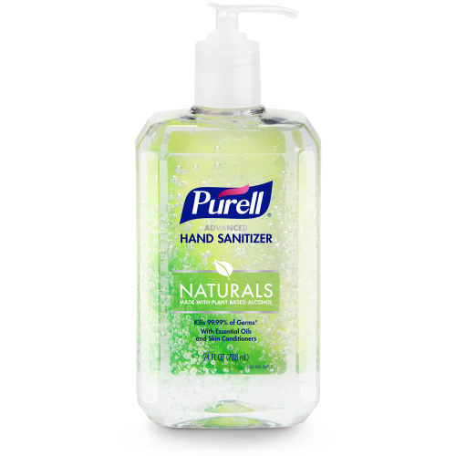 Purell Advanced Hand Sanitizer Gel, Naturals, 24 oz Pump Bottle (Adult)