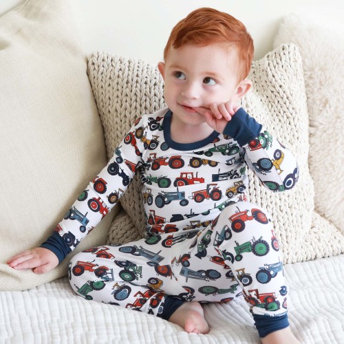 Tiny Tractors Two Piece Pajama Set*