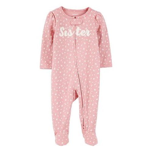 Baby Girl Carter's Little Sister 2-Way Zip Sleep & Play Pajamas