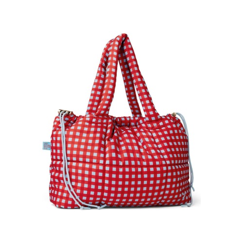 Raspberry Crush Marshmallow Midi Tote Bag