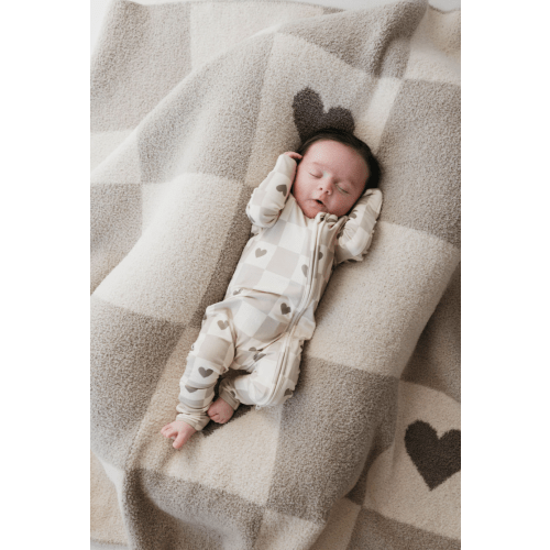Bamboo Zip Pajamas | Check Your Heart