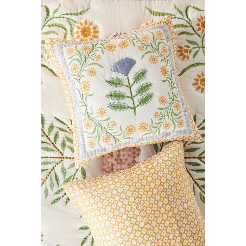 Ellen Merchant Cotton Voile Cottage Euro Sham