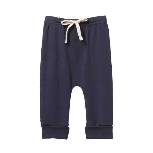Cotton Drawstring Pants - Navy – August + Willow